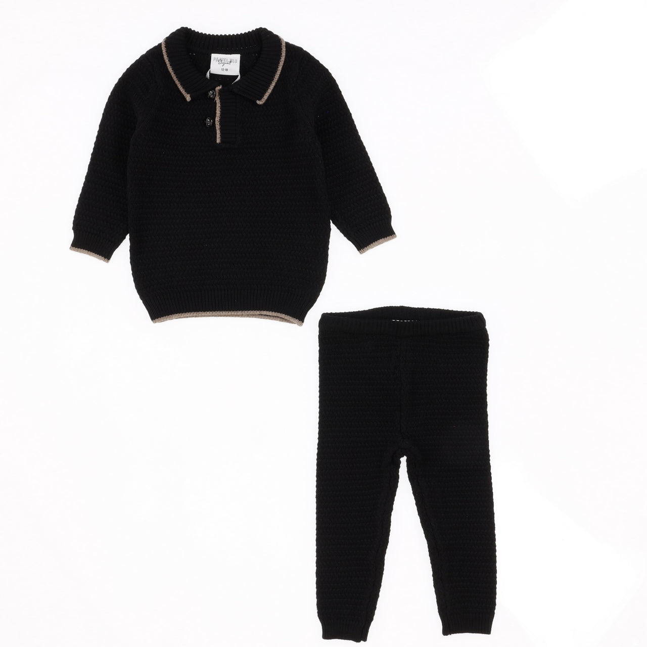 Collared Baby Set
