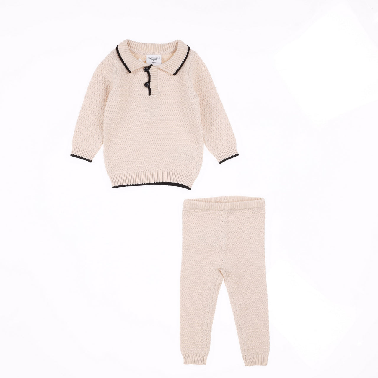 Collared Baby Set