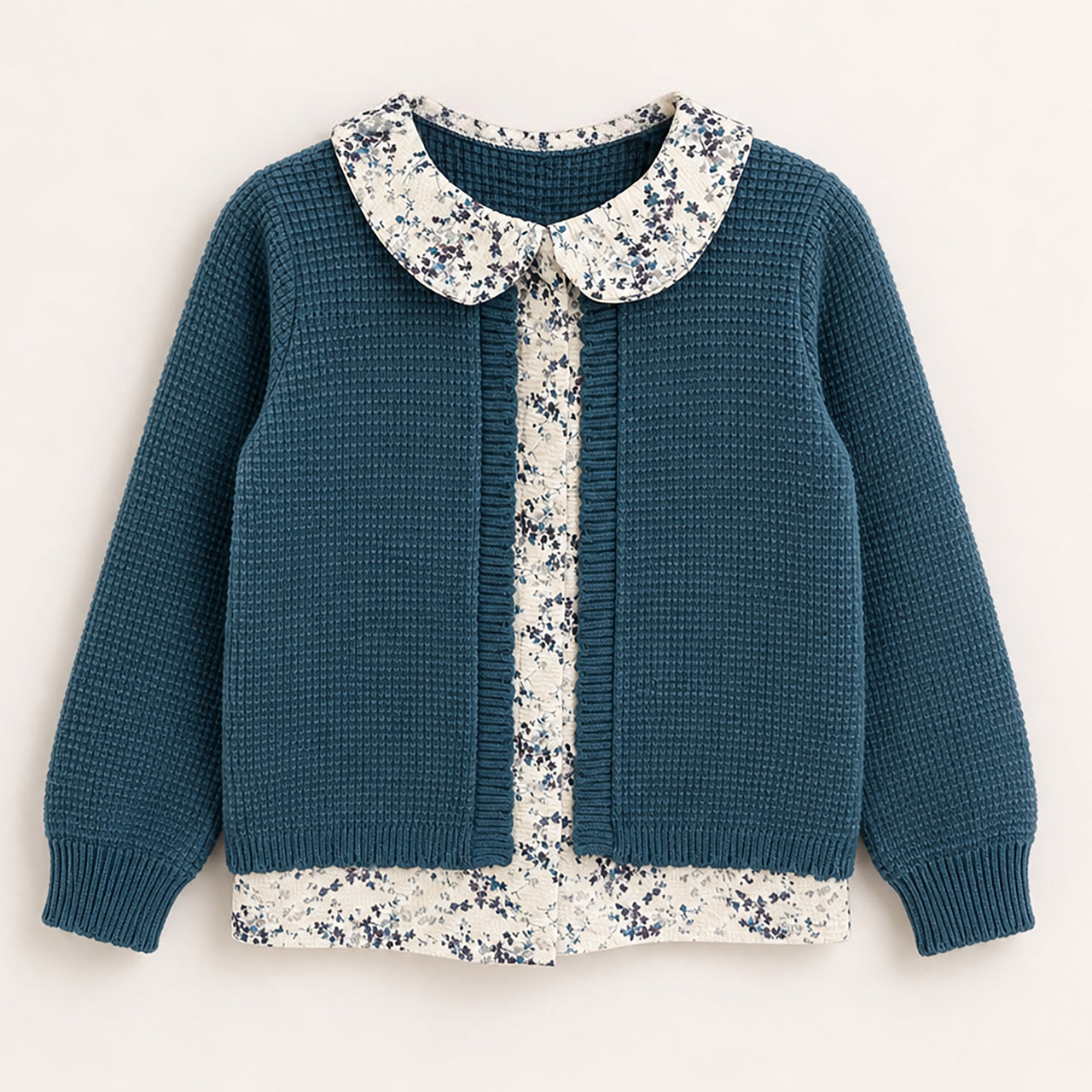 Floral Cardigan Shirt