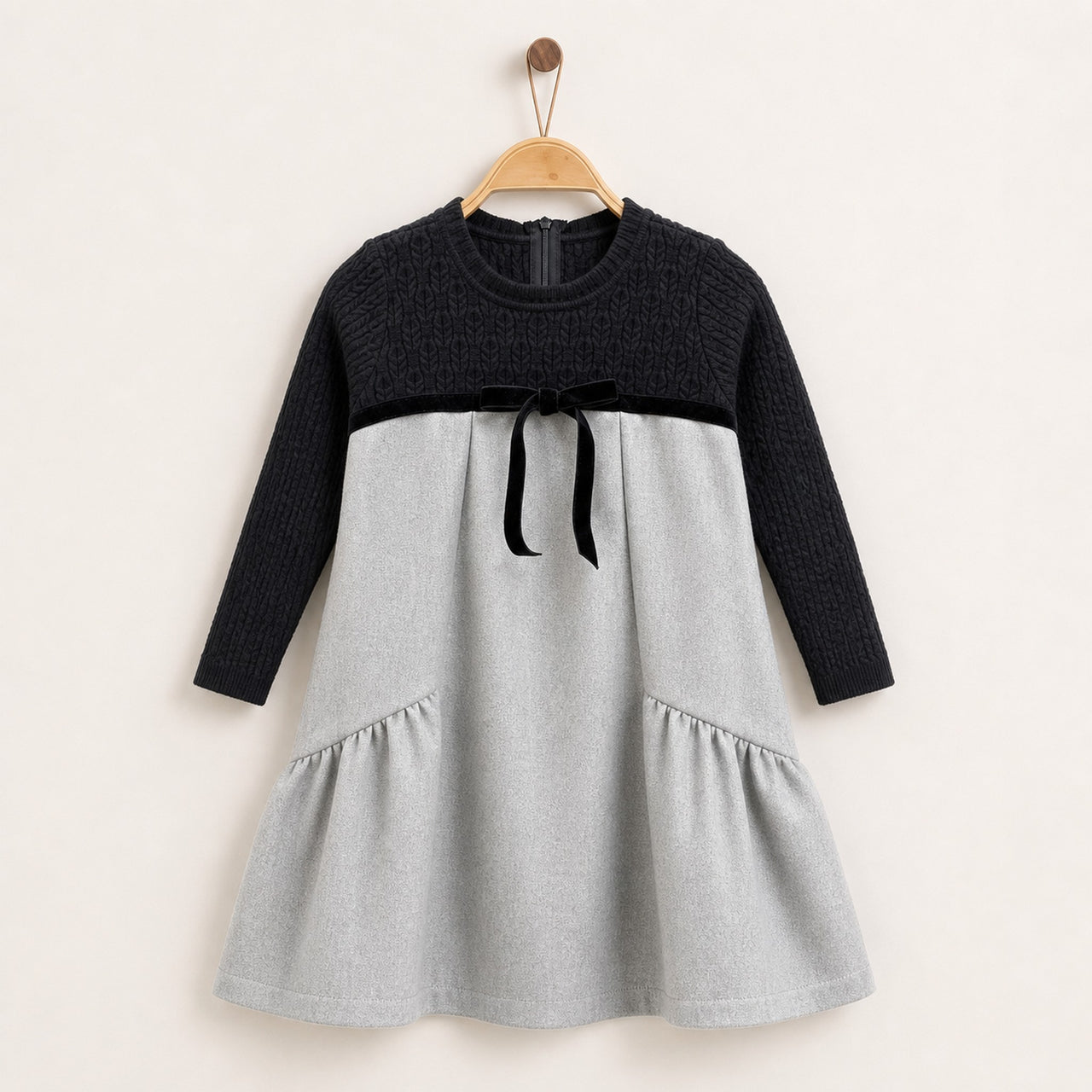 Knit Woven Dress