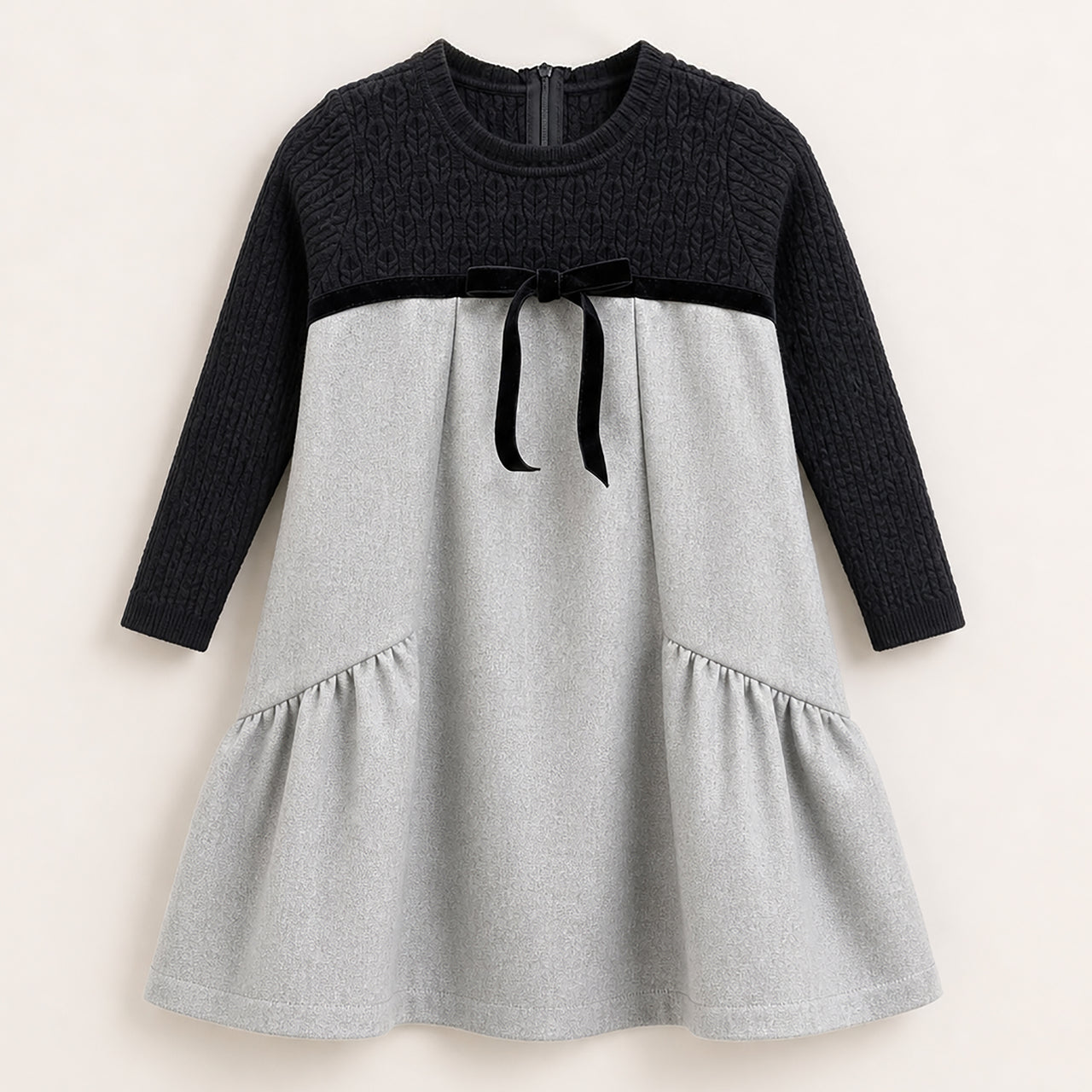 Knit Woven Dress