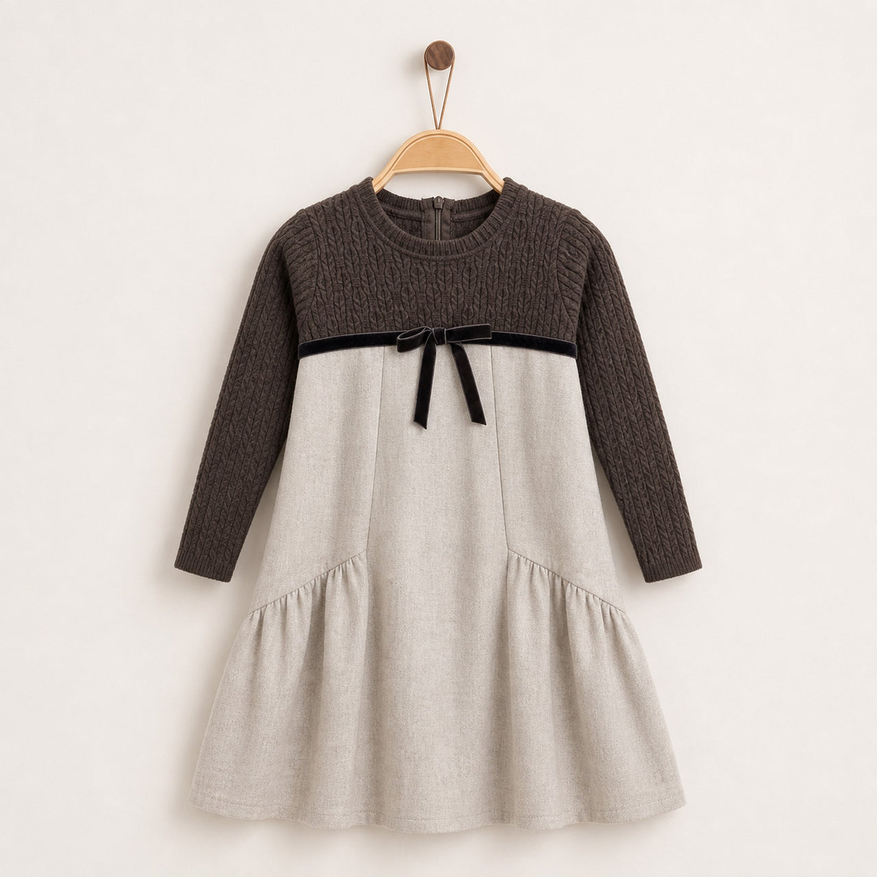 Knit Woven Dress
