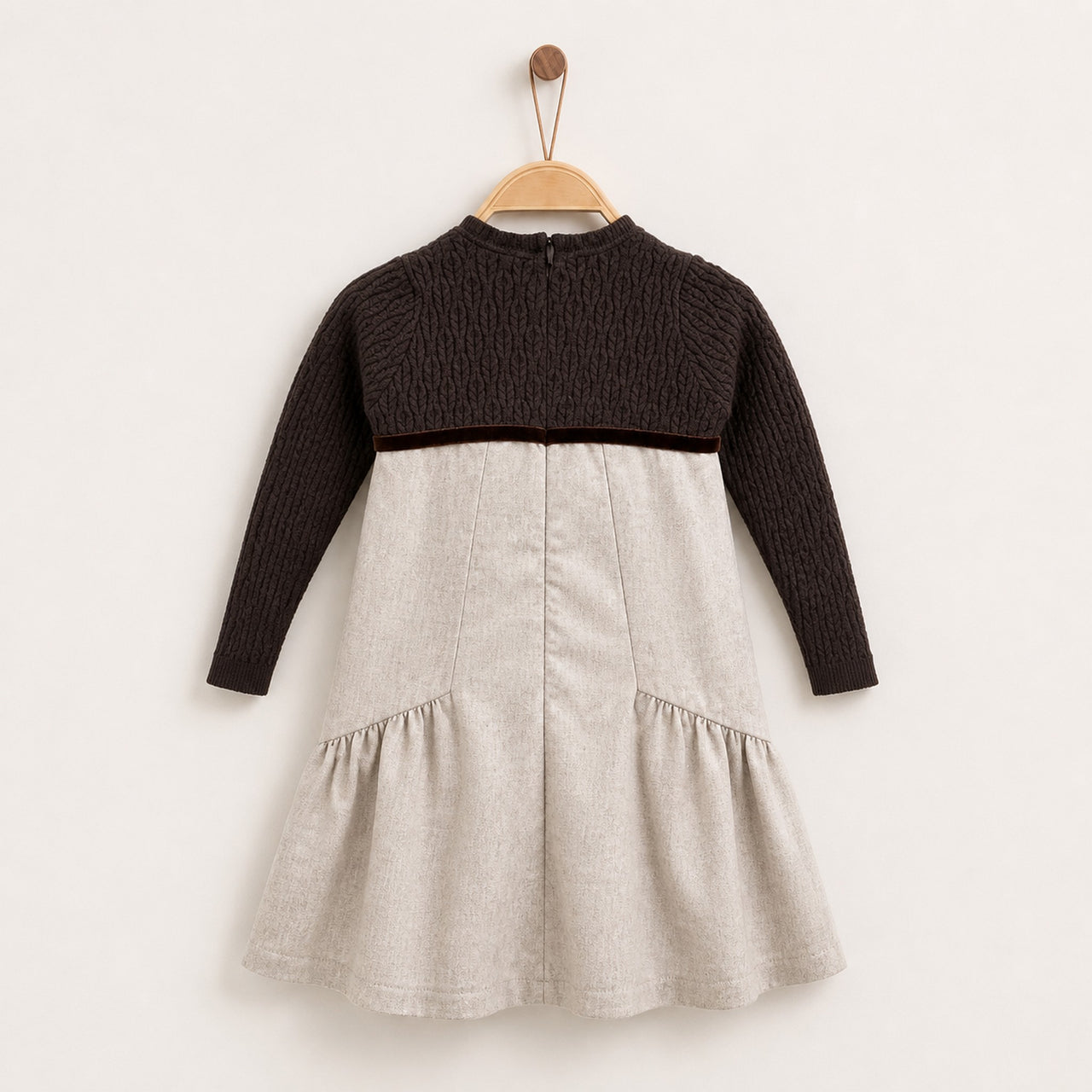 Knit Woven Dress