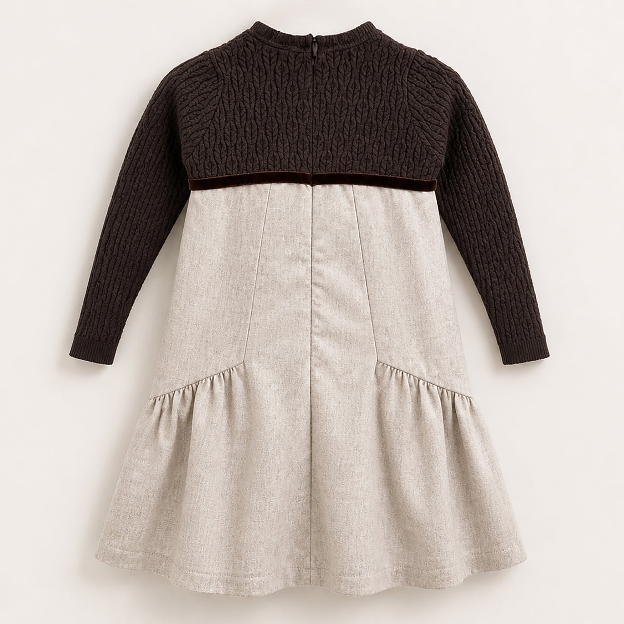 Knit Woven Dress