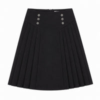 Woven Pleats Skirt