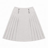 Woven Pleats Skirt