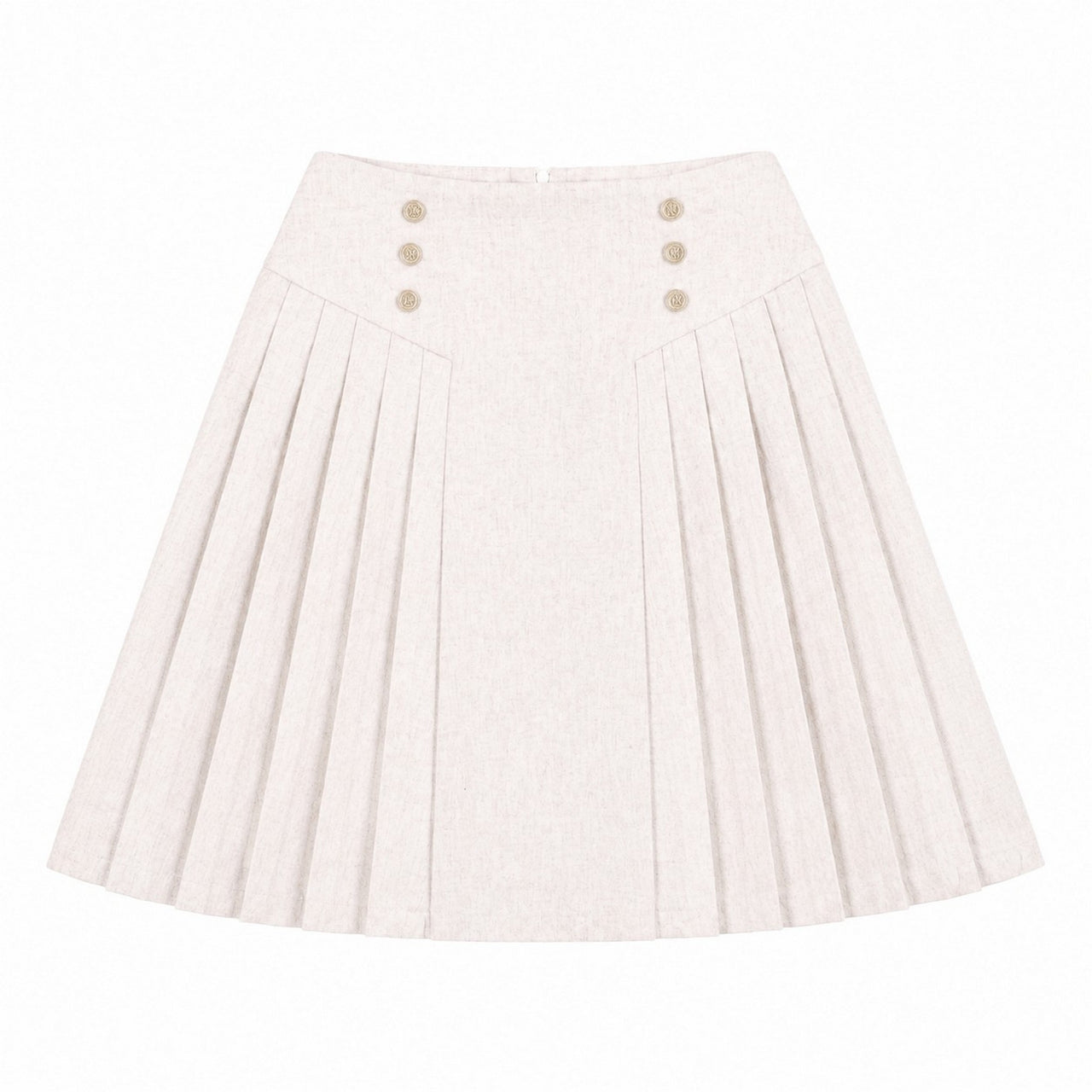 Woven Pleats Skirt