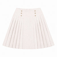 Woven Pleats Skirt