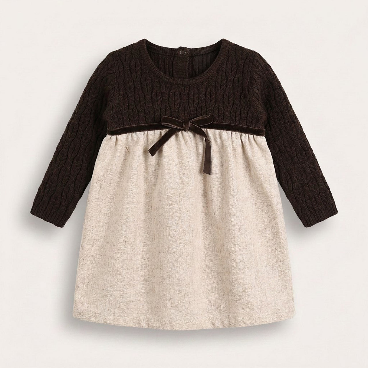 Knit & Woven Romper/Dress