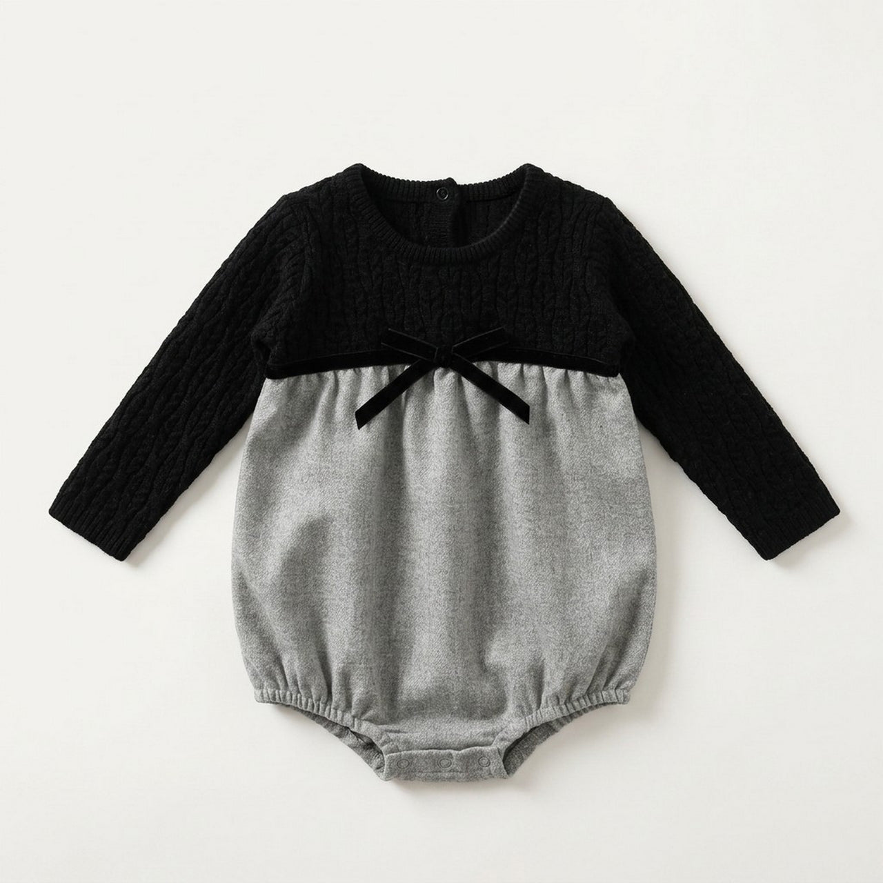 Knit & Woven Romper/Dress