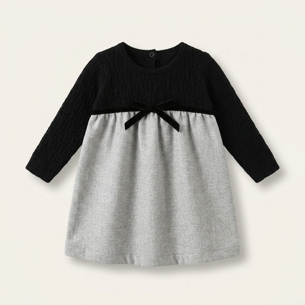 Knit & Woven Romper/Dress