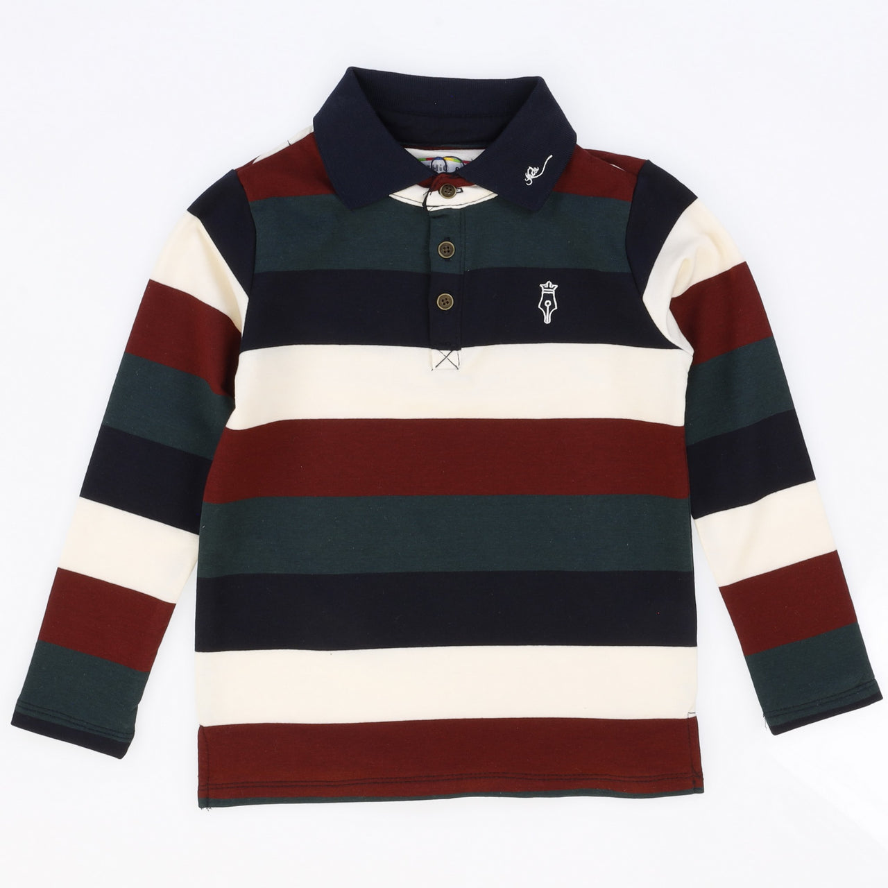 Polo Striped French Terry Shirt