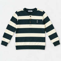 French Terry Striped Shirt