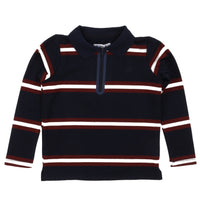 Striped French Polo