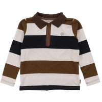 Striped French Polo