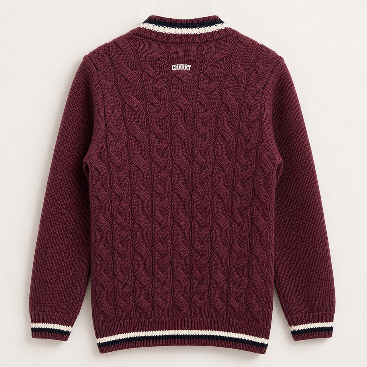 Boys Braided Sweater