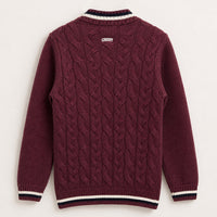 Boys Braided Sweater