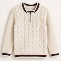 Boys Braided Sweater