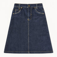 Straight Jean Skirt
