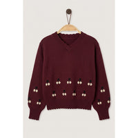 Girls Cherry Sweater