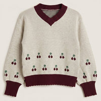 Girls Cherry Sweater