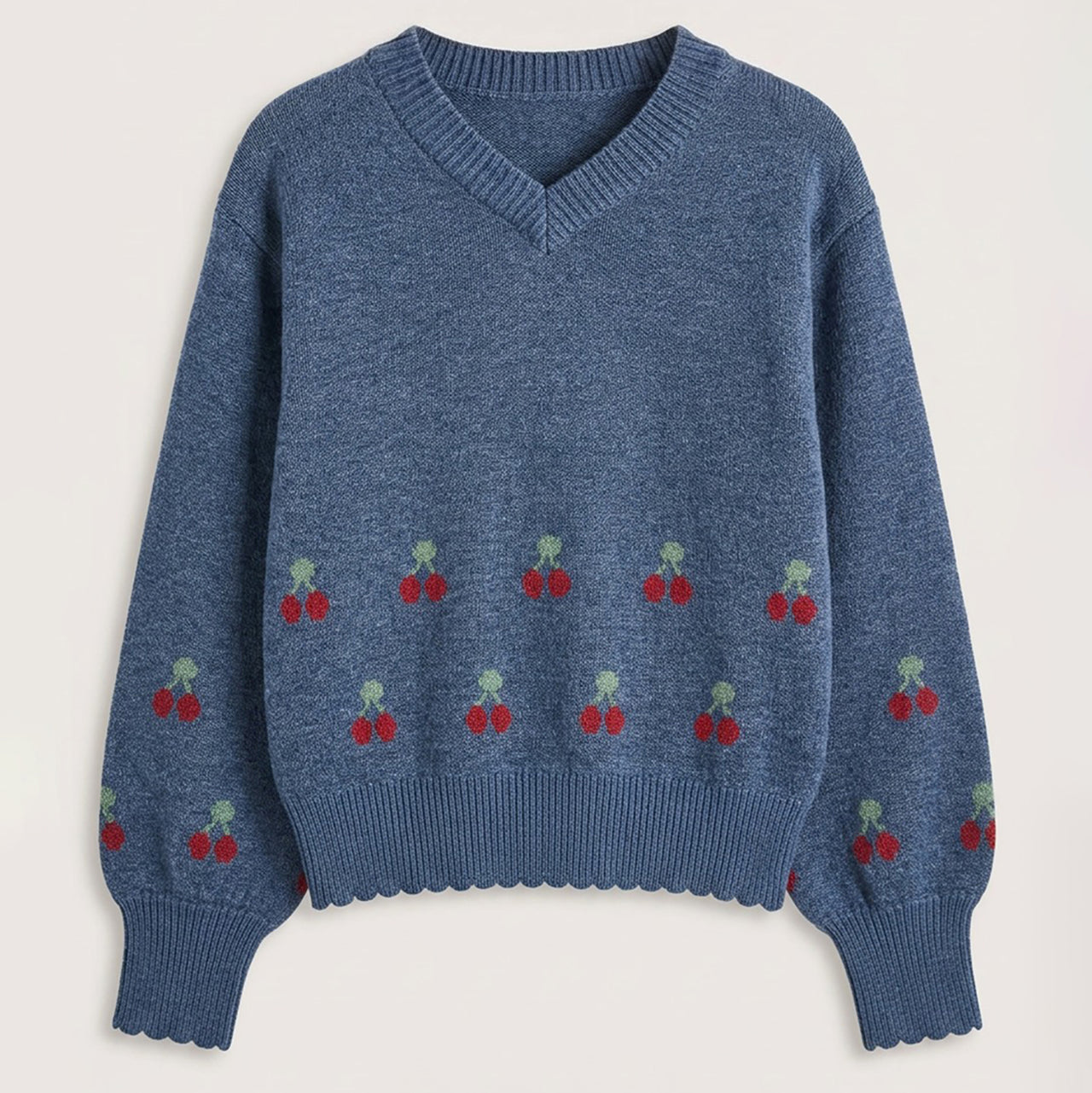 Girls Cherry Sweater