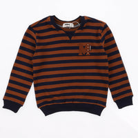 Melange Boys Striped Sweatshirt
