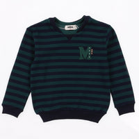 Melange Boys Striped Sweatshirt