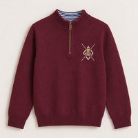 Melange Boys Teddy Knit Sweater