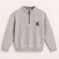Melange Boys Teddy Knit Sweater