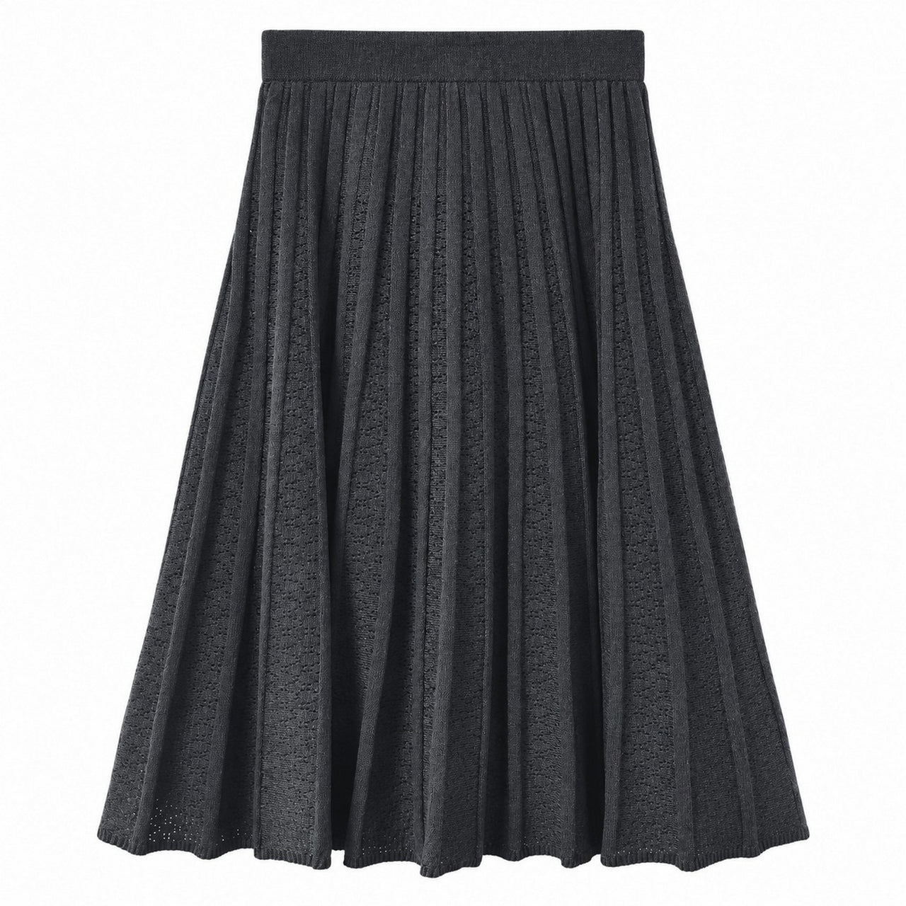 Melange Knit Skirt