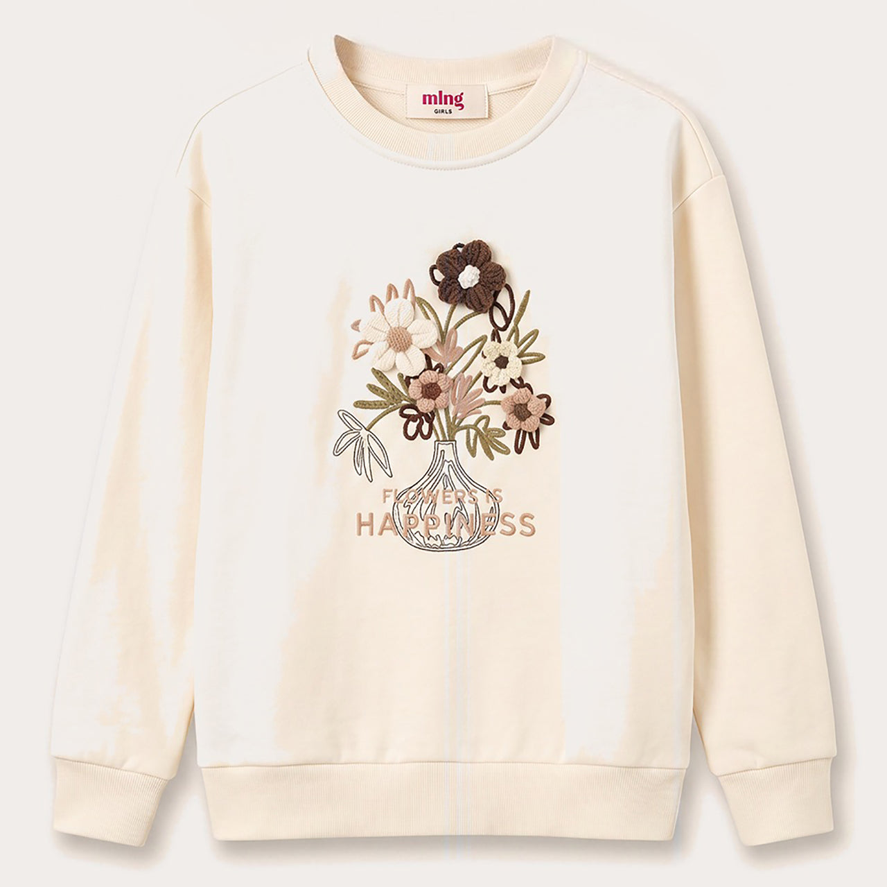 Melange Flowers Sweatshirt