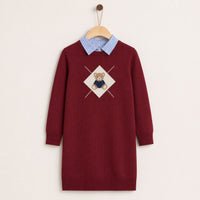 Melange Teddy Knit Dress