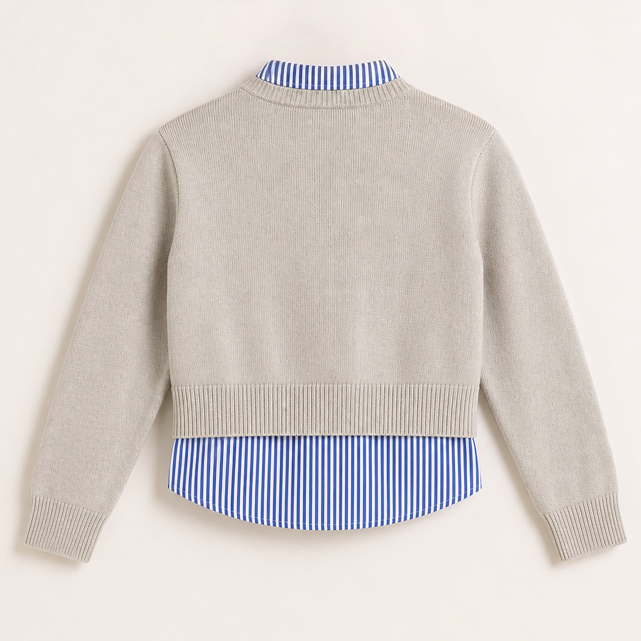 Melange Teddy Knit Top
