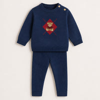 Melange Baby Teddy Knit Set