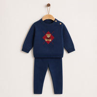 Melange Baby Teddy Knit Set