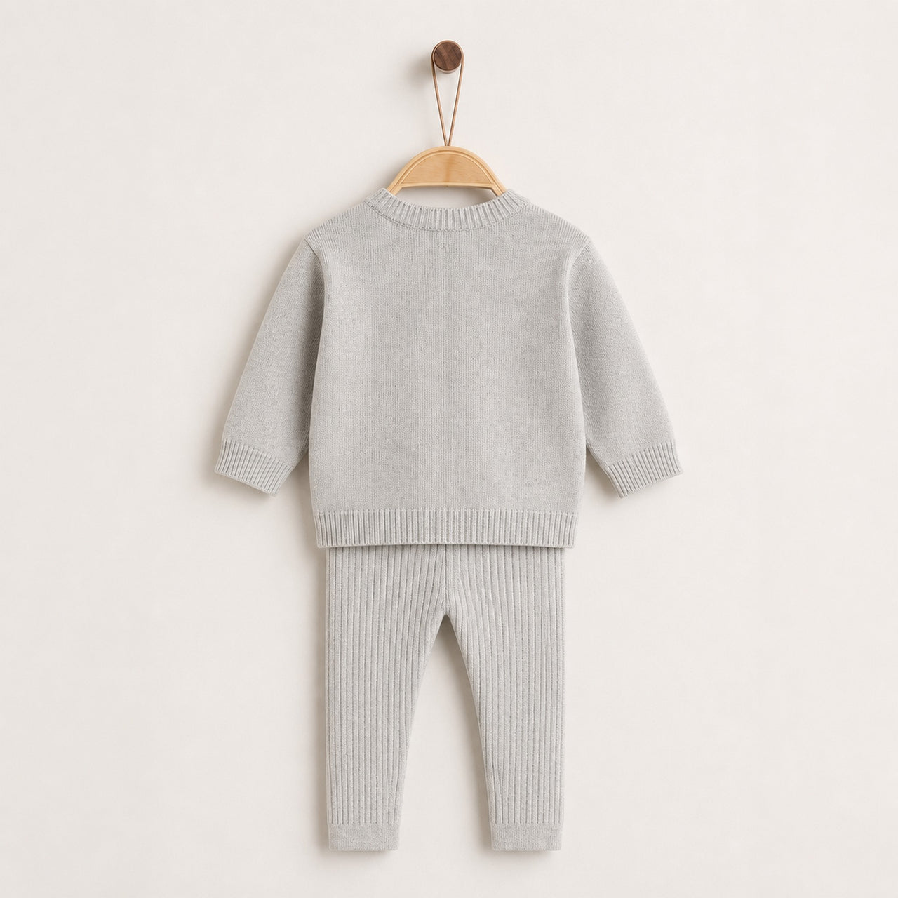 Melange Baby Teddy Knit Set