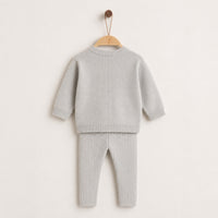 Melange Baby Teddy Knit Set