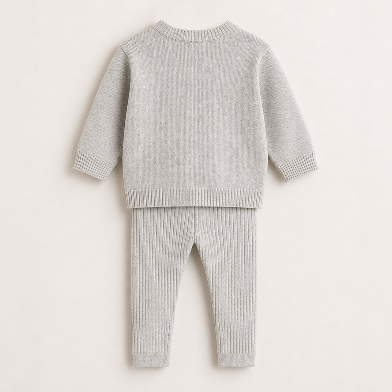 Melange Baby Teddy Knit Set