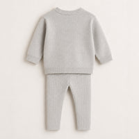 Melange Baby Teddy Knit Set