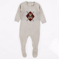 Melange Teddy Knit Stretchie