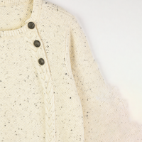 Melange Button Sweater