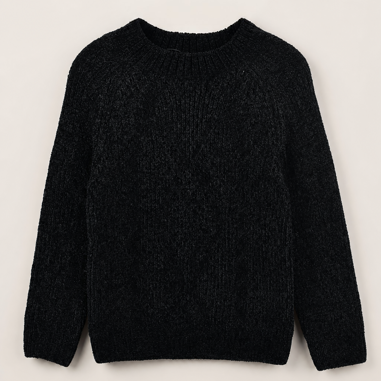 Melange Velour Sweater