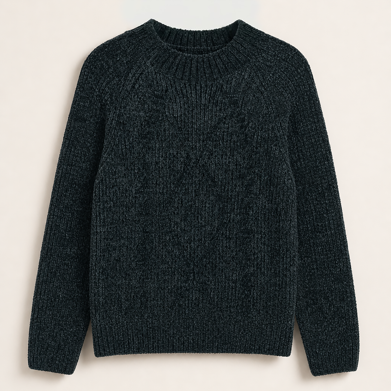 Melange Velour Sweater