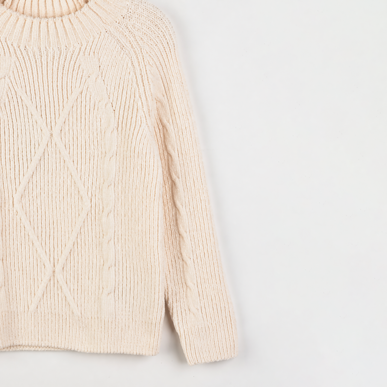 Melange Velour Sweater