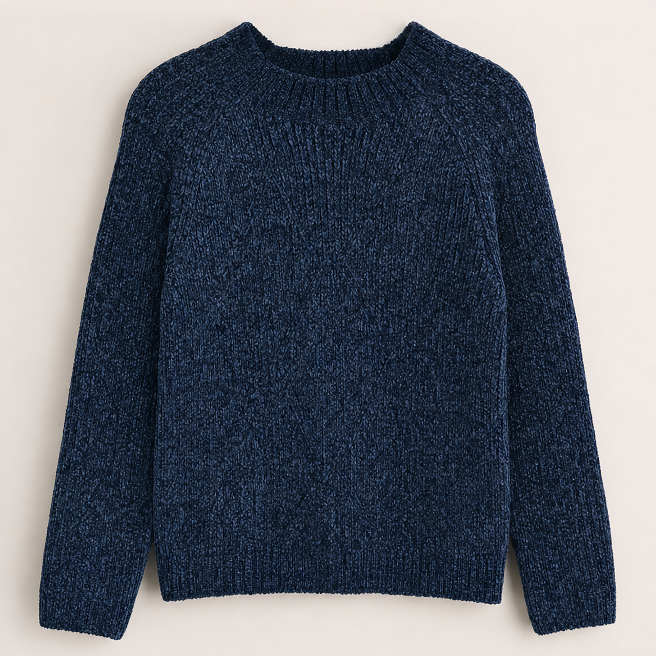 Melange Velour Sweater