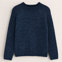 Melange Velour Sweater