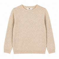 Melange Emblem Sweater