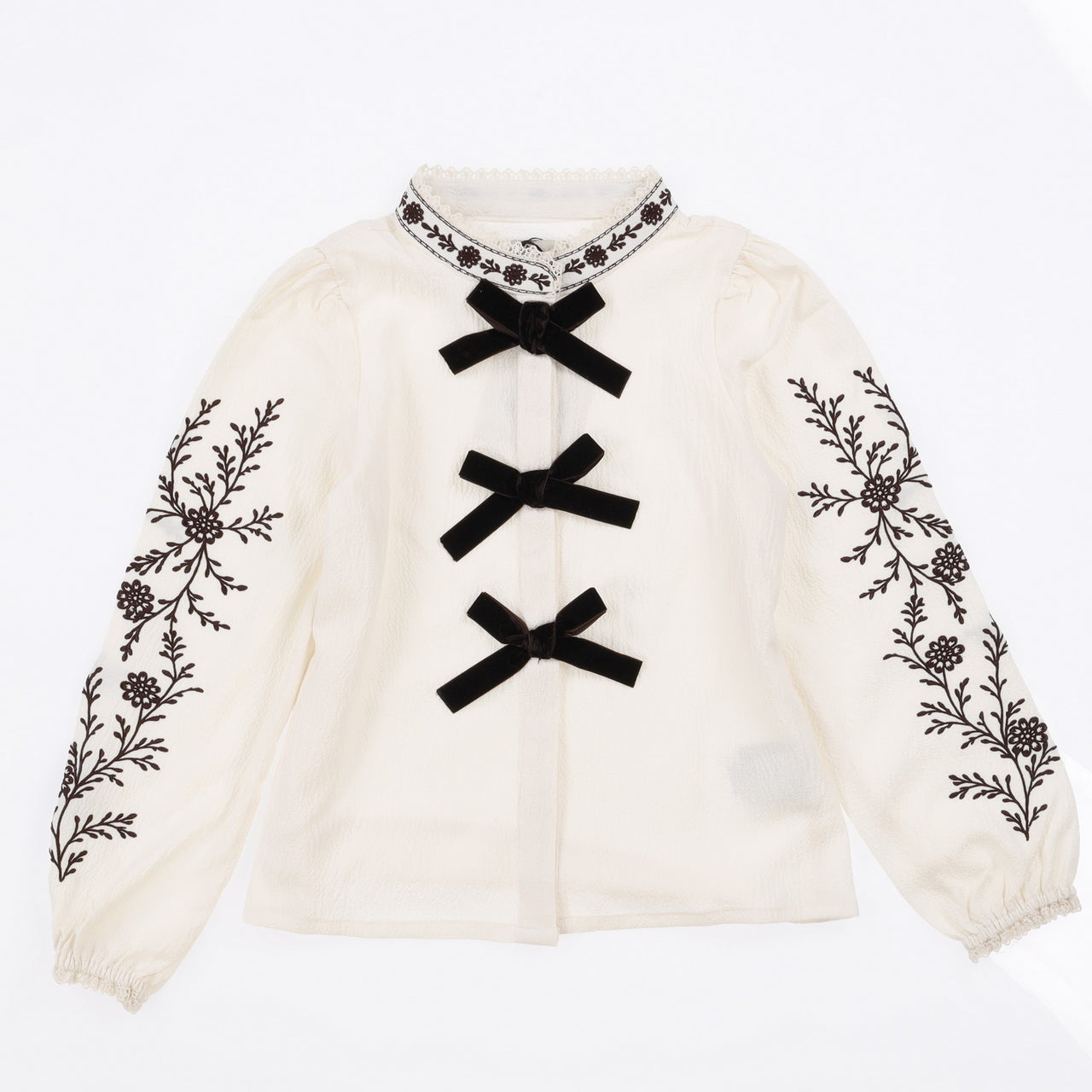 Melange Bow Top