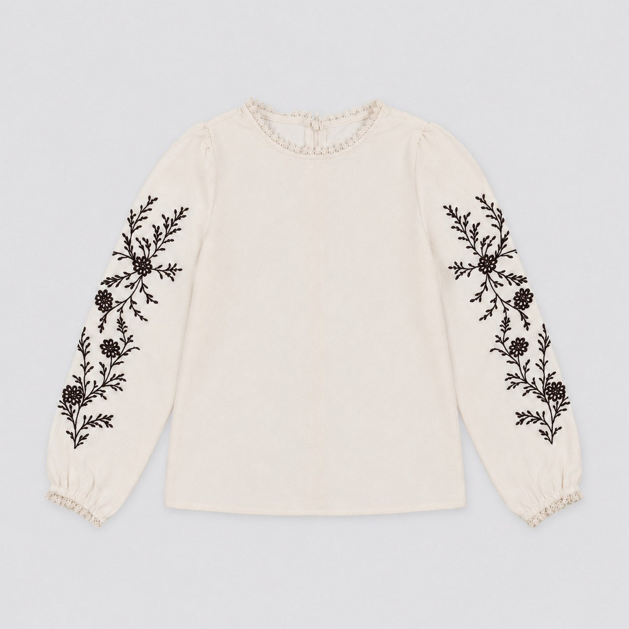 Melange Floral EMB Shirt
